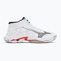 Волейболни обувки Mizuno Wave Lightning Elite Mid white/black/fiery red 2