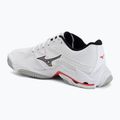 Обувки за волейбол Mizuno Wave Lightning Elite white/black/fiery red 3