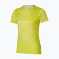Дамска тениска за бягане Mizuno Core Graphic Tee lightning yellow 2