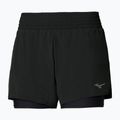 Дамски шорти за бягане Mizuno Active 2in1 4.5 black