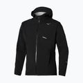 Мъжко яке за бягане Mizuno Trail Waterproof 20K Hooded black