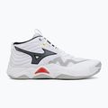 Обувки за волейбол Mizuno Wave Momentum Elite Mid white/black/fiery red 2