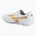 Футболни обувки Mizuno Morelia II Pro FG white/football gold/galaxy silver 3
