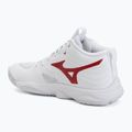 Дамски обувки за волейбол Mizuno Wave Momentum Elite Mid white/rose elegance/lava falls 3