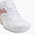 Дамски обувки за волейбол Mizuno Wave Momentum Elite Mid white/rose elegance/lava falls 7