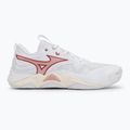 Дамски обувки за волейбол Mizuno Wave Momentum Elite white/rose elegance/lava falls 2