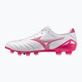 Футболни обувки Mizuno Morelia Neo IV Pro FG white/fuchsia purple/fuchsia purple