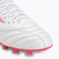 Футболни обувки Mizuno Morelia Neo IV Beta Elite FG white/pink tetra/fuchsia purple 7