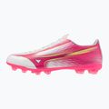 Футболни обувки Mizuno Alfa III Select FG white/fuchsia purple