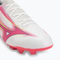 Футболни обувки Mizuno Alfa III Select FG white/fuchsia purple 7