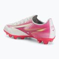 Детски футболни обувки Mizuno Alfa III Select Jr FG white/fuchsia purple 3
