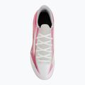 Детски футболни обувки Mizuno Alfa III Select Jr FG white/fuchsia purple 5