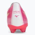 Детски футболни обувки Mizuno Alfa III Select Jr FG white/fuchsia purple 6
