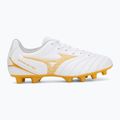 Детски футболни обувки Mizuno Monarcida Neo III Select FG white/mp gold 2