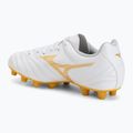 Детски футболни обувки Mizuno Monarcida Neo III Select FG white/mp gold 3