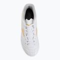 Детски футболни обувки Mizuno Monarcida Neo III Select FG white/mp gold 5