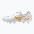 Детски футболни обувки Mizuno Monarcida Neo III Select FG white/mp gold