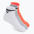 Чорапи Mizuno Training With Line white/cloudspace/lava orange