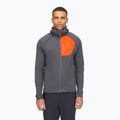 Мъжки потник Rab Superflux Hoody graphene/firecracker trekking sweatshirt