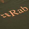 Мъжка тениска Rab Stance Logo army green 3