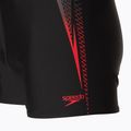 Мъжки плувни боксерки Speedo Placement Aquashort черно/червено 3