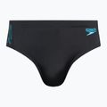 Мъжки бански Speedo Hyper Boom Splice Swim Brief black/blue 8-00301715147