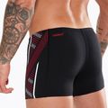 Мъжки боксерки за плуване Speedo Tech Panel Aquashort черни и червени 8-00303514539 8