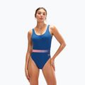 Speedo Дамски бански от една част с колан Deep U-Back тъмно синьо 8-00307415498 5