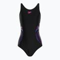 Speedo Детски бански костюм от една част с пластизол Muscleback черен 8-0832414379