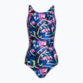 Speedo Digital Allover Leaderback детски бански от една част син/черен 8-1237714743