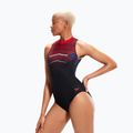 Speedo дамски бански костюм от една част Digital Placement Hydrasuit black-red 8-1244515213 6