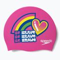 Speedo Детска шапка Speedo Printed Silicone Junior розова 8-0838614636 3