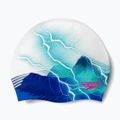 Speedo Цифрова шапка с печат бяло-синьо 8-1352414648 3