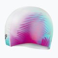 Speedo Цифрово отпечатана бяла и лилава шапка 8-1352414649 2