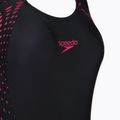 Дамски цял бански костюм Speedo Allover Panel Laneback black/purple 3