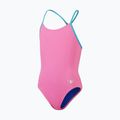 Speedo детски бански Solid Lane Line Back розово/синьо