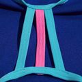 Speedo детски бански Solid Lane Line Back розово/синьо 2