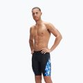 Мъжки бански Speedo Allover Digi V-Cut black/blue 8