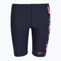 Детски шорти за плуване тип клин Speedo Allover Panel Jammer navy/true cobalt/volcanic orange/hypersonic blue