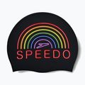 Speedo Печатана силиконова шапка за плуване с гордост и дъга 2