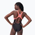 Speedo Zip Colorblock дамски бански костюм от една част антрацит 2