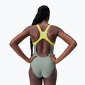 Speedo Zip Colorblock мек маслинов дамски бански от една част 2