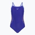 Speedo Platisol Placement Thinstrap Muscleback детски бански костюм от една част true cobalt/curious blue