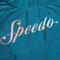 Speedo дамски бански костюм от една част Logo Deep U-Back peacock/pumpkin spice/marine blue 4