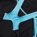 Speedo Colourblock Splice Muscleback дамски бански от една част черен/сладколилав/синьо пиктон 5