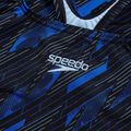 Дамски бански костюм Speedo HyperBoom Allover Medalist black/true cobalt/curious blue 4