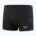 Бански Speedo Hyperboom черен/любопитно син/наистина кобалтов