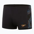 Мъжки боксерки за плуване Speedo Tech Panel black/mandarin peel/dark teal