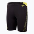 Мъжки бански Speedo Hyper Boom Splice black/lemon drizzle