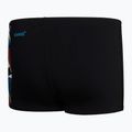 Детски бански Speedo Digital Panel черен/бял/диня 2